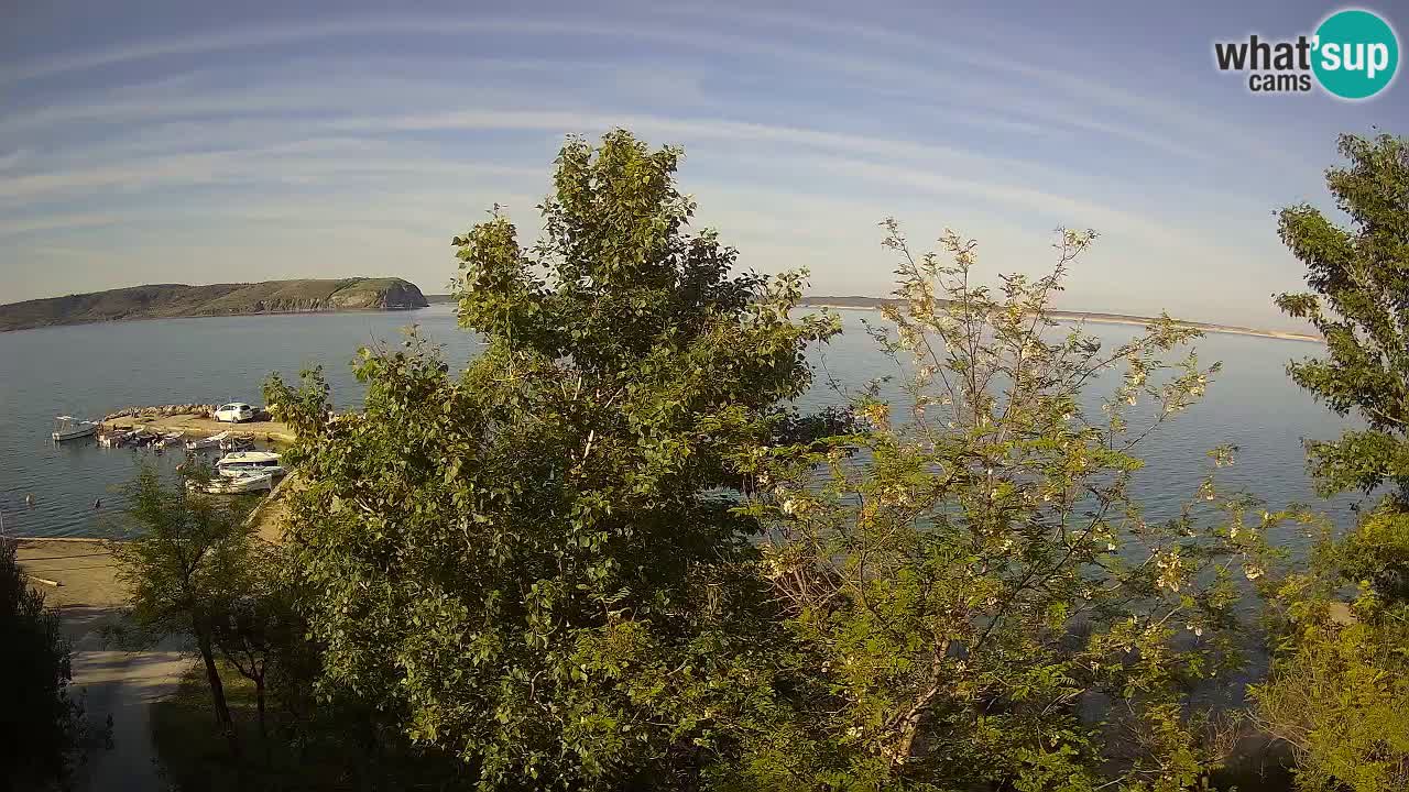 Camping Odmoree camera en vivo Ražanac – Dalmacia