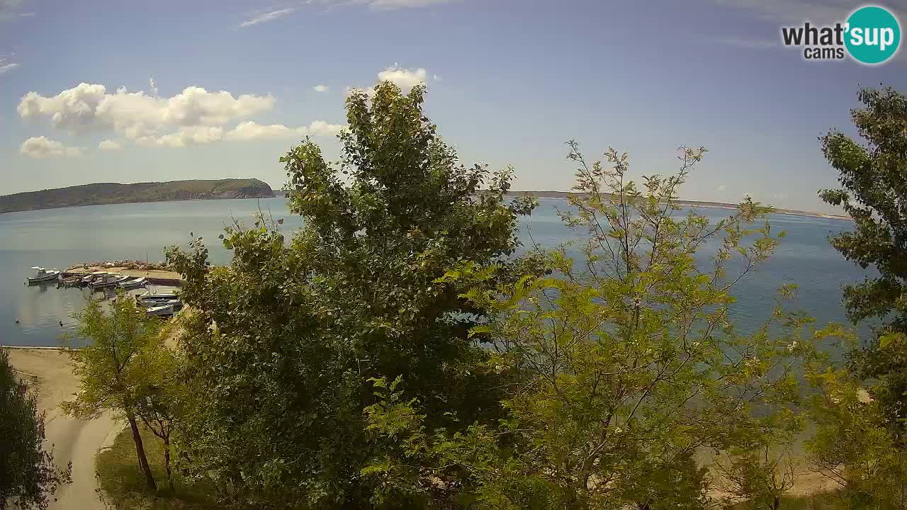 Camping Odmoree live webcam Ražanac – Dalmatien