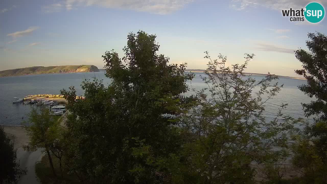 Camping Odmoree camera en vivo Ražanac – Dalmacia