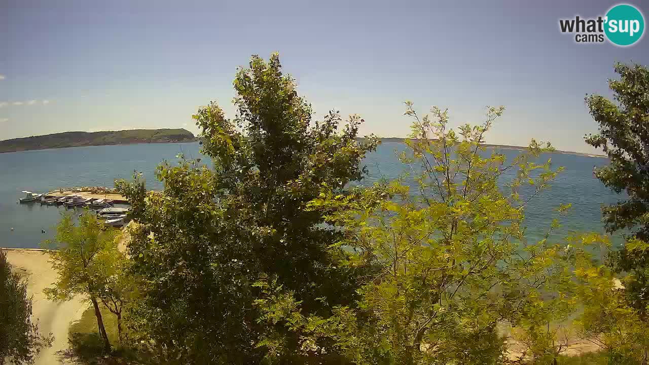 Camping Odmoree live webcam Ražanac – Dalmatien