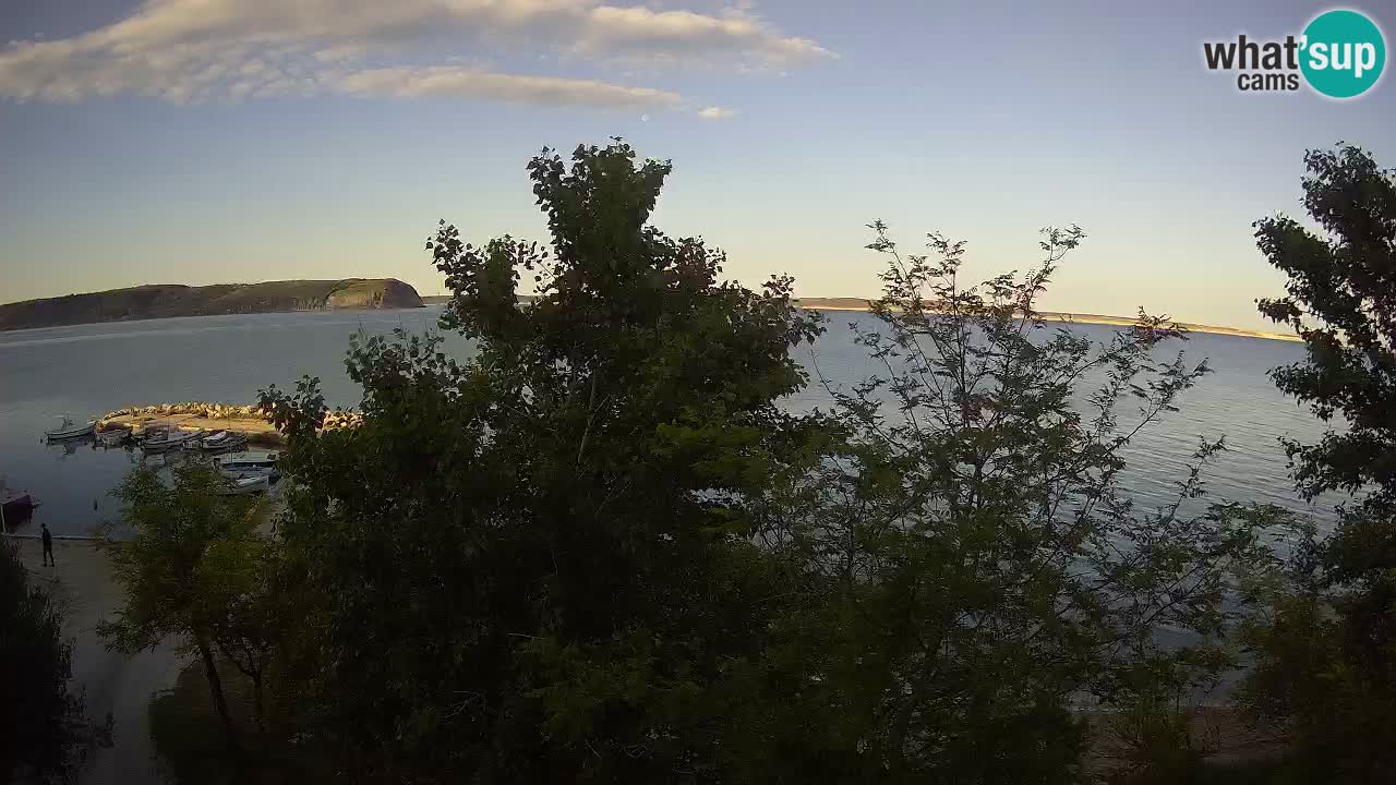 Camping Odmoree live webcam Ražanac – Dalmatien