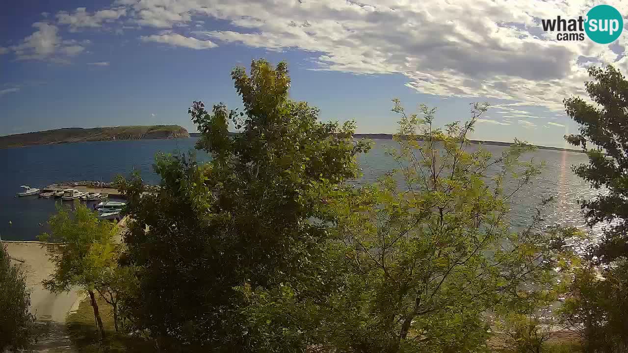 Camping Odmoree live cam Ražanac – Dalmatie