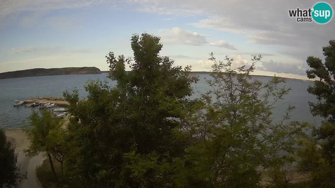 Camping Odmoree camera en vivo Ražanac – Dalmacia