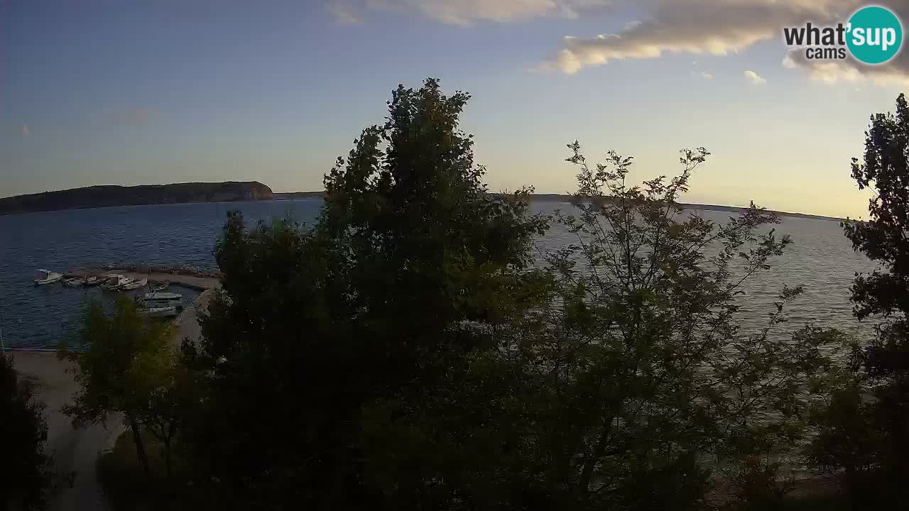 Camping Odmoree live webcam Ražanac – Dalmatien