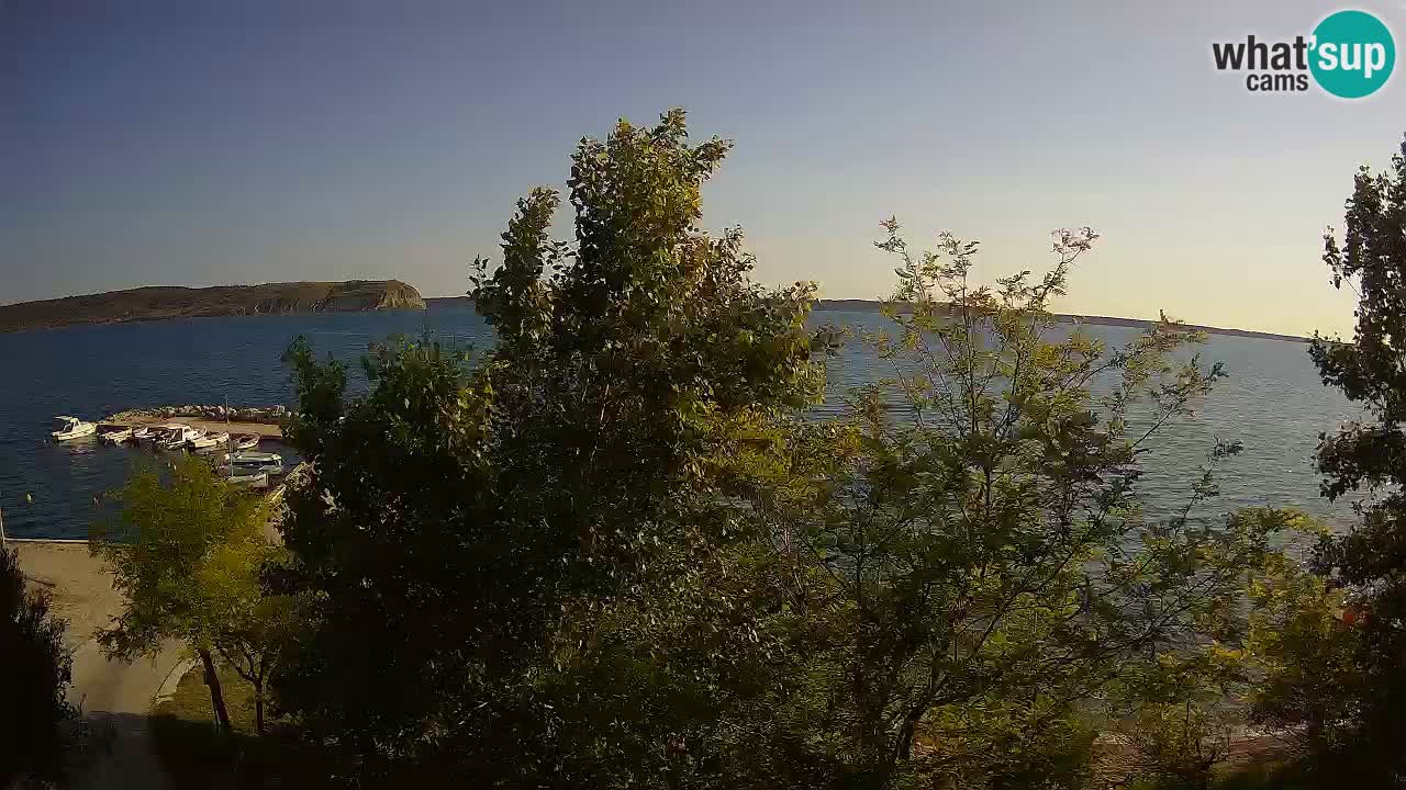 Camping Odmoree camera en vivo Ražanac – Dalmacia