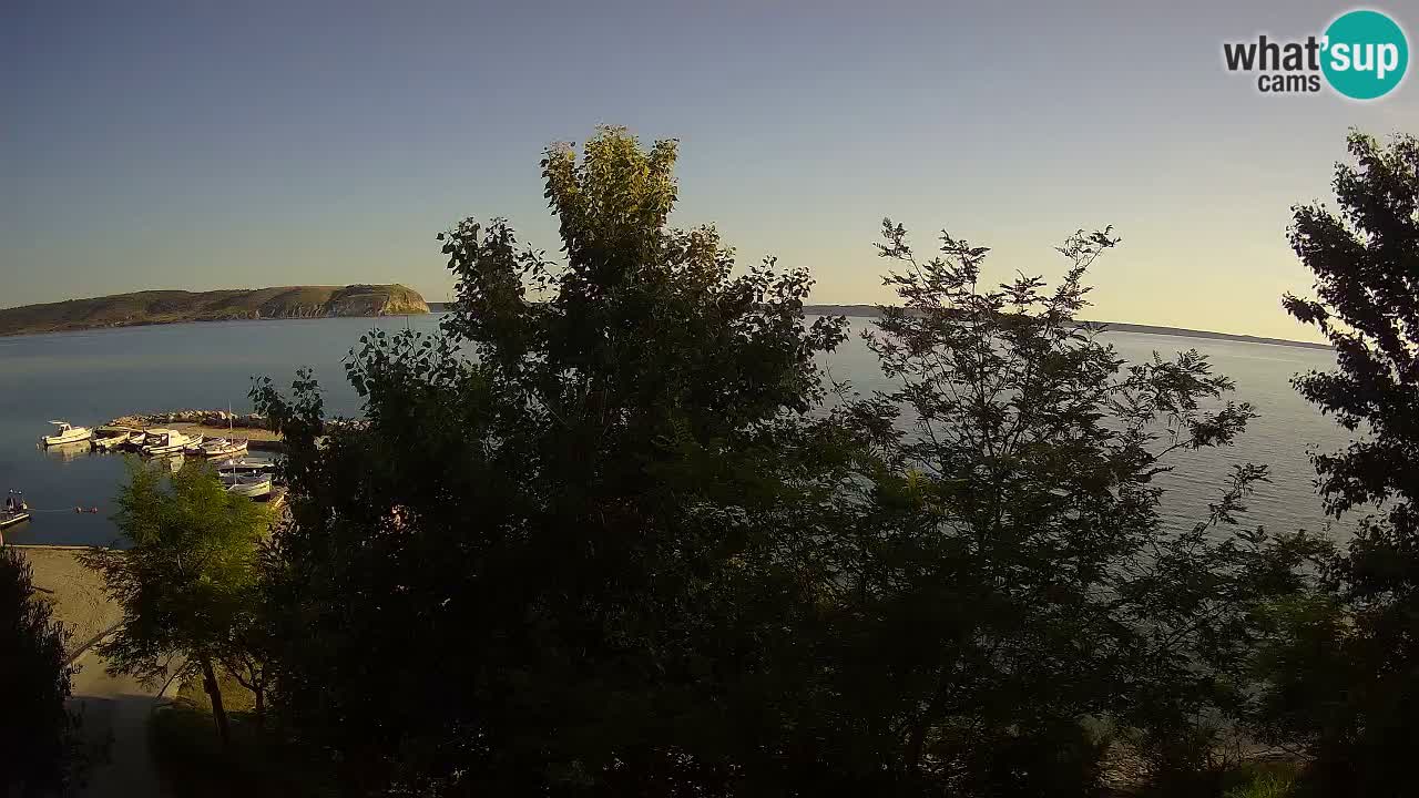 Kamp Odmoree spletna kamera Ražanac – Dalmacija