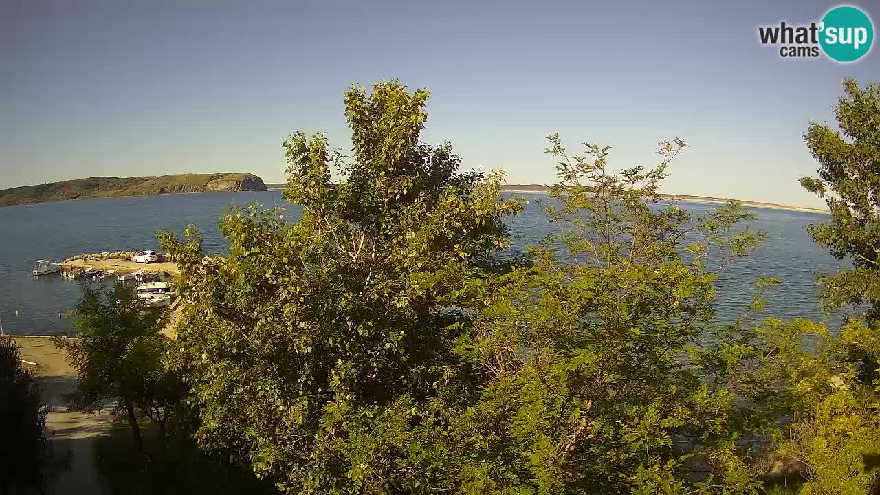 Kamp Odmoree spletna kamera Ražanac – Dalmacija