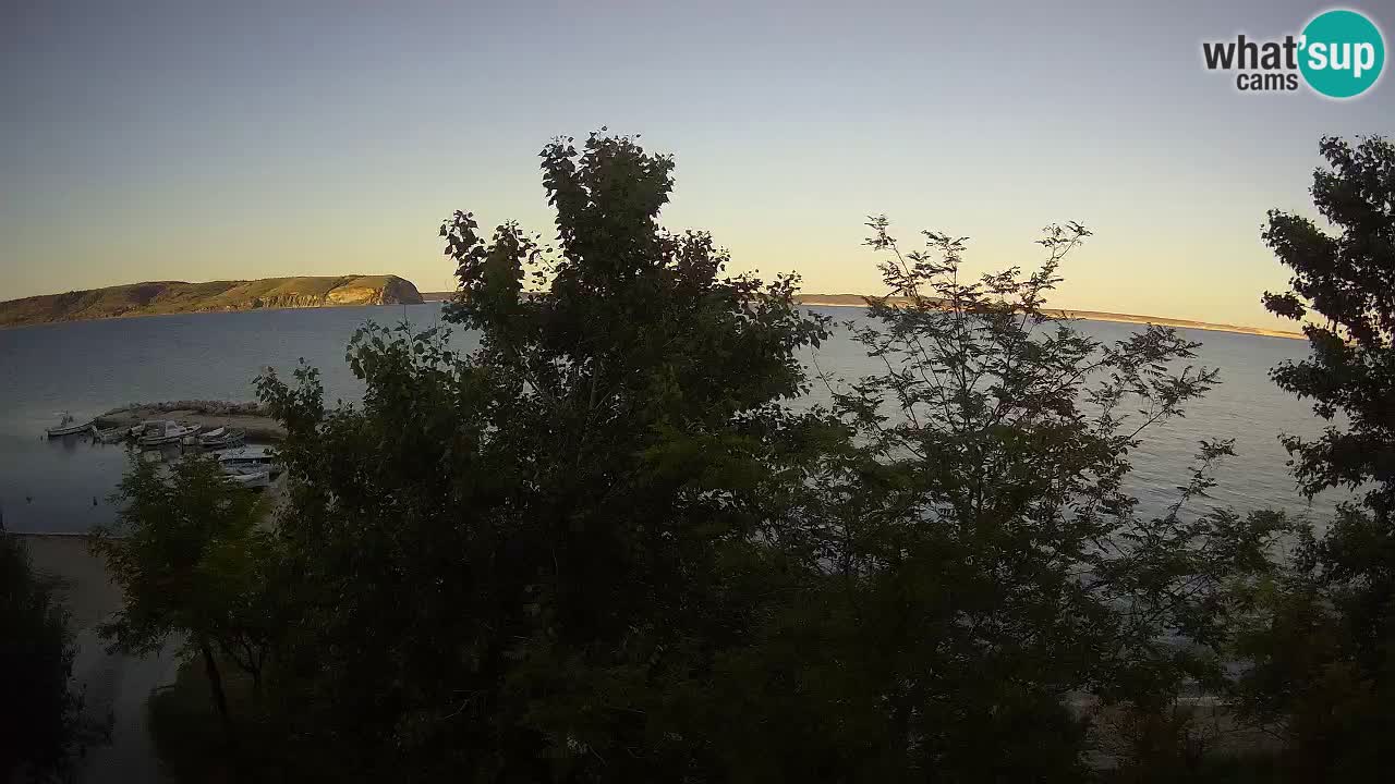 Camping Odmoree camera en vivo Ražanac – Dalmacia