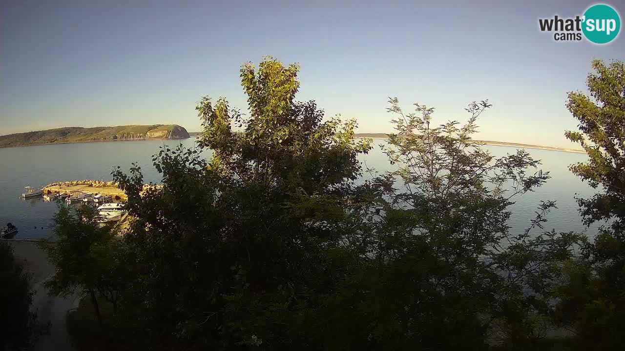 Camping Odmoree camera en vivo Ražanac – Dalmacia