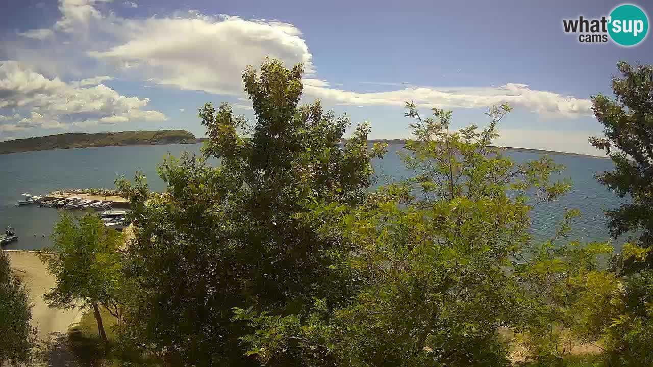 Camping Odmoree live cam Ražanac – Dalmatie