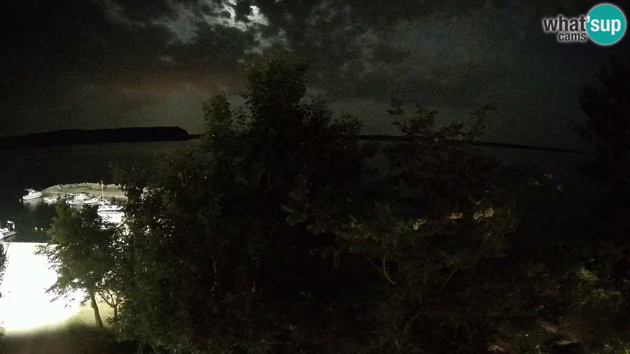 Camping Odmoree live webcam Ražanac – Dalmatien