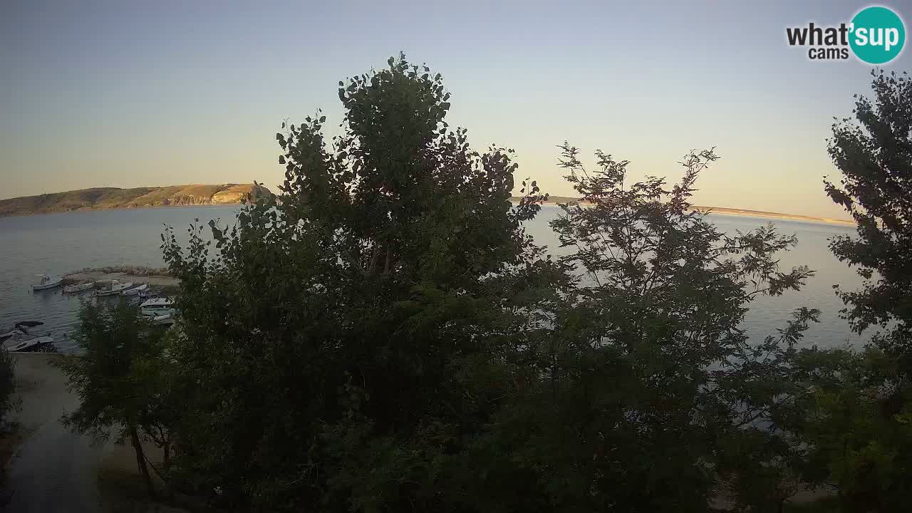 Camping Odmoree camera en vivo Ražanac – Dalmacia