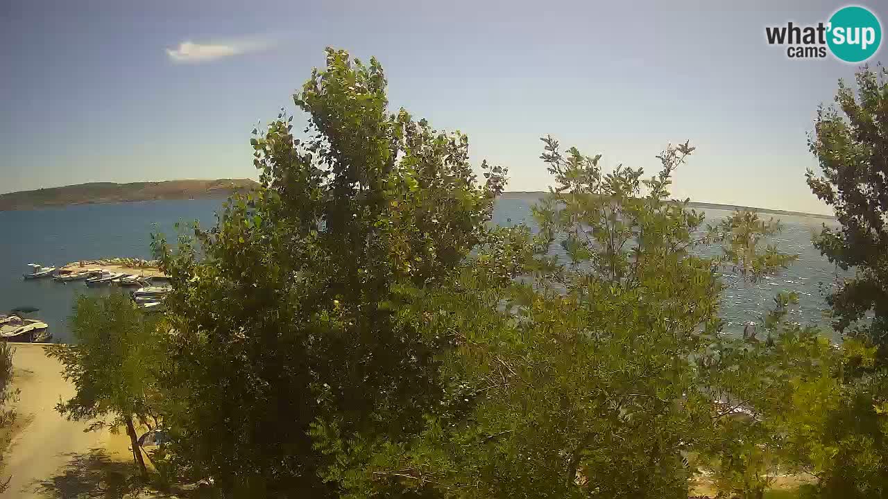 Camping Odmoree live cam Ražanac – Dalmatie