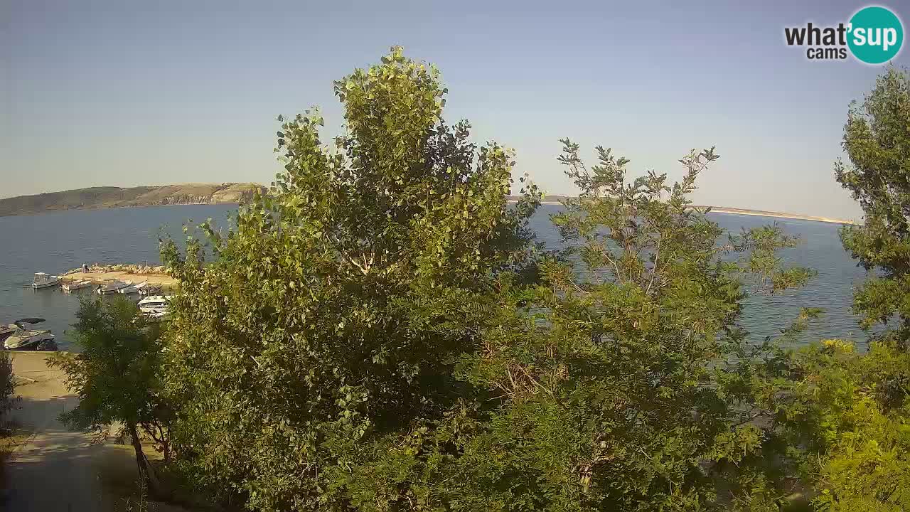 Camping Odmoree live cam Ražanac – Dalmatie