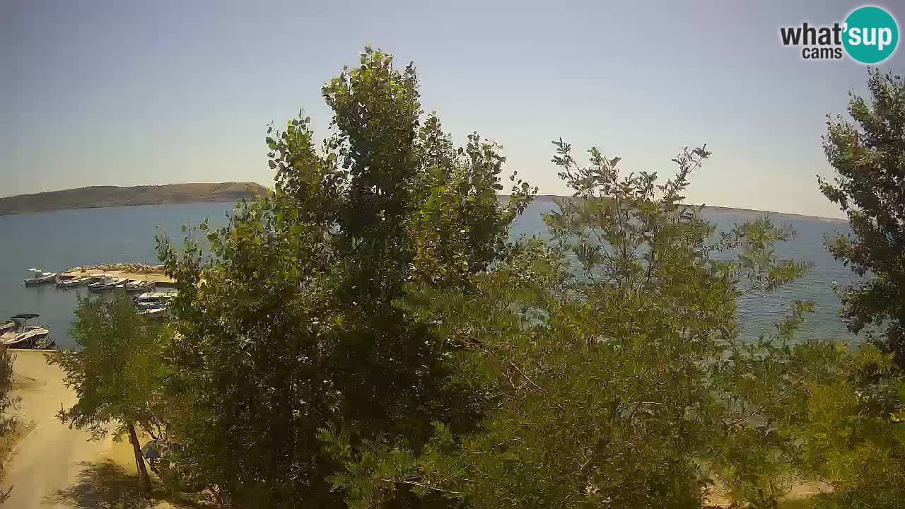 Camping Odmoree live webcam Ražanac – Dalmatien