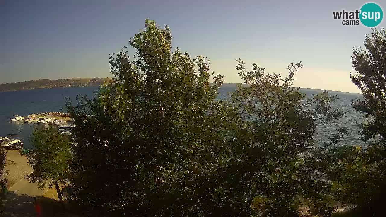 Camping Odmoree live webcam Ražanac – Dalmatien