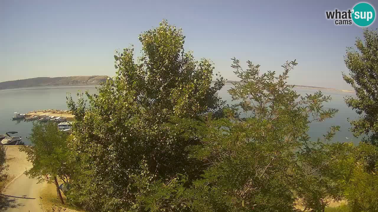 Camping Odmoree live webcam Ražanac – Dalmatien