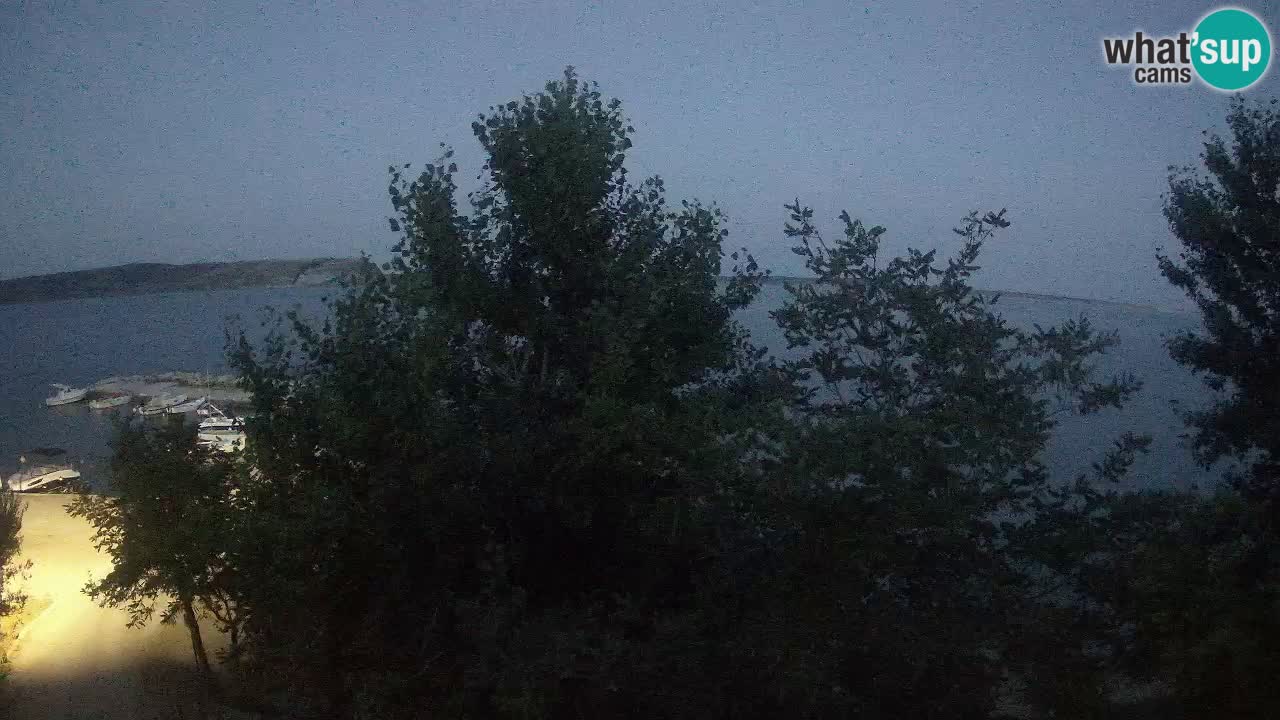 Camping Odmoree camera en vivo Ražanac – Dalmacia