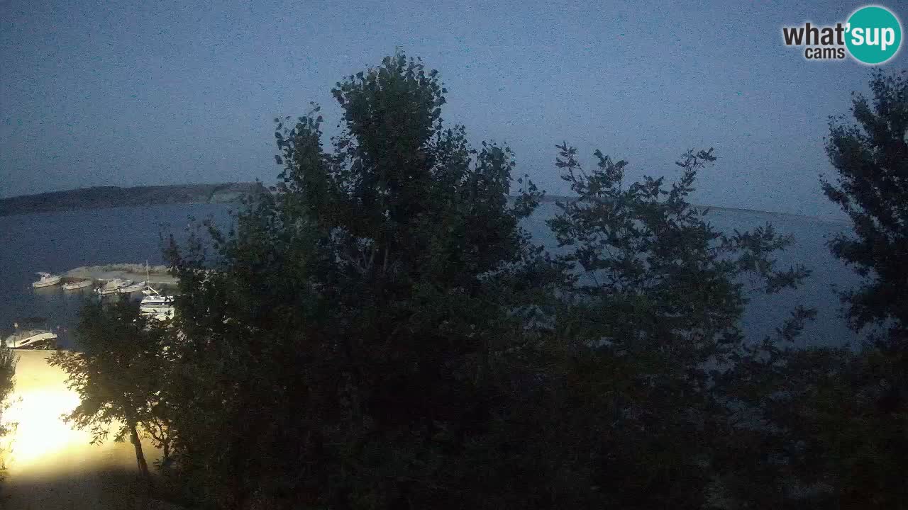 Camping Odmoree live cam Ražanac – Dalmatie