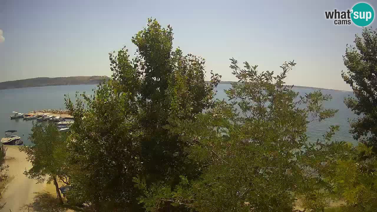 Camping Odmoree live cam Ražanac – Dalmatie