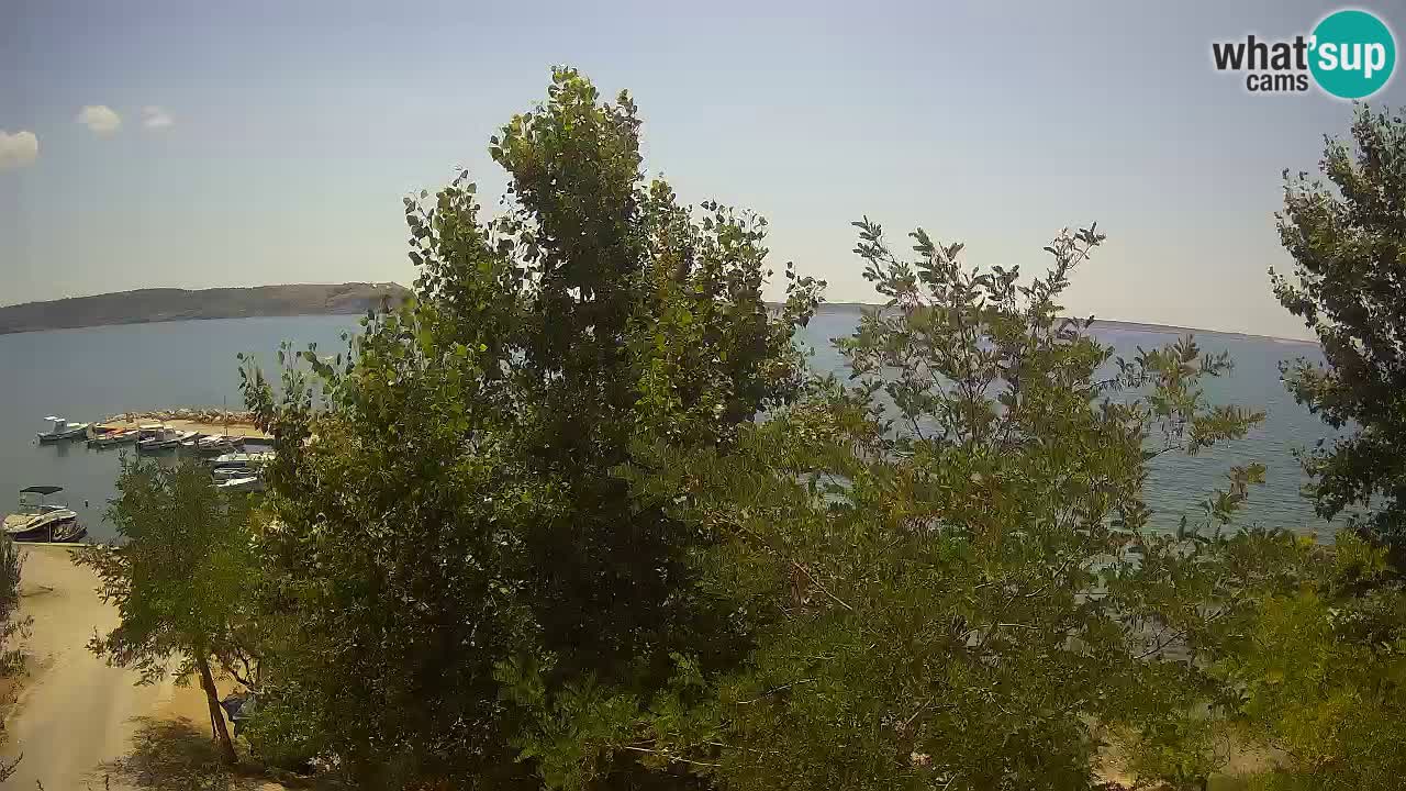 Camping Odmoree live webcam Ražanac – Dalmatien