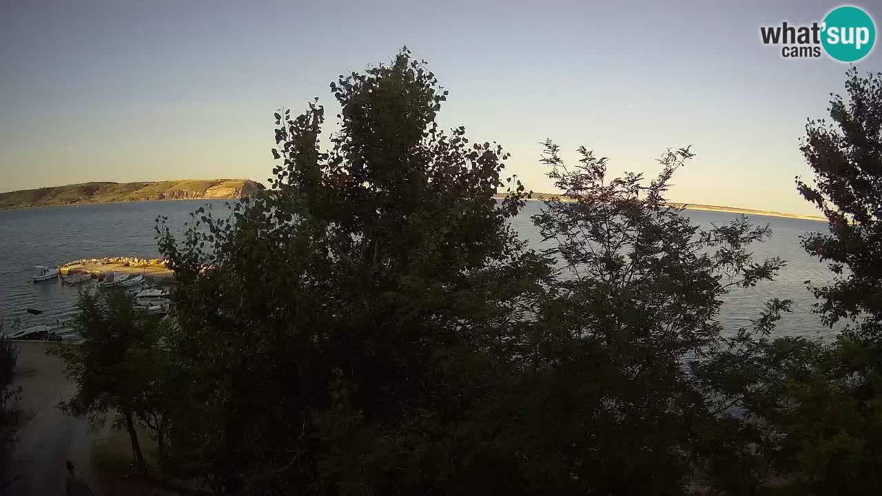 Camping Odmoree camera en vivo Ražanac – Dalmacia