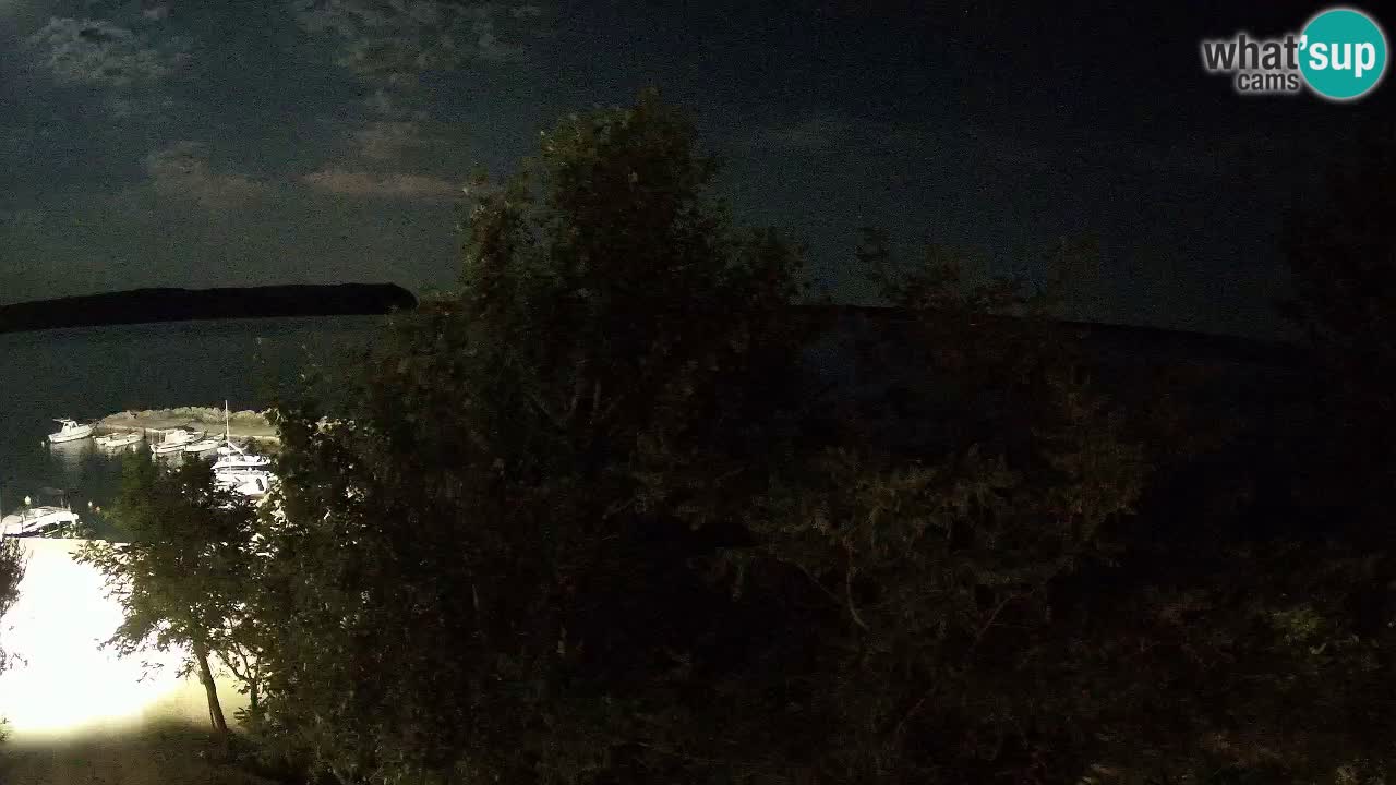 Camping Odmoree live webcam Ražanac – Dalmatien