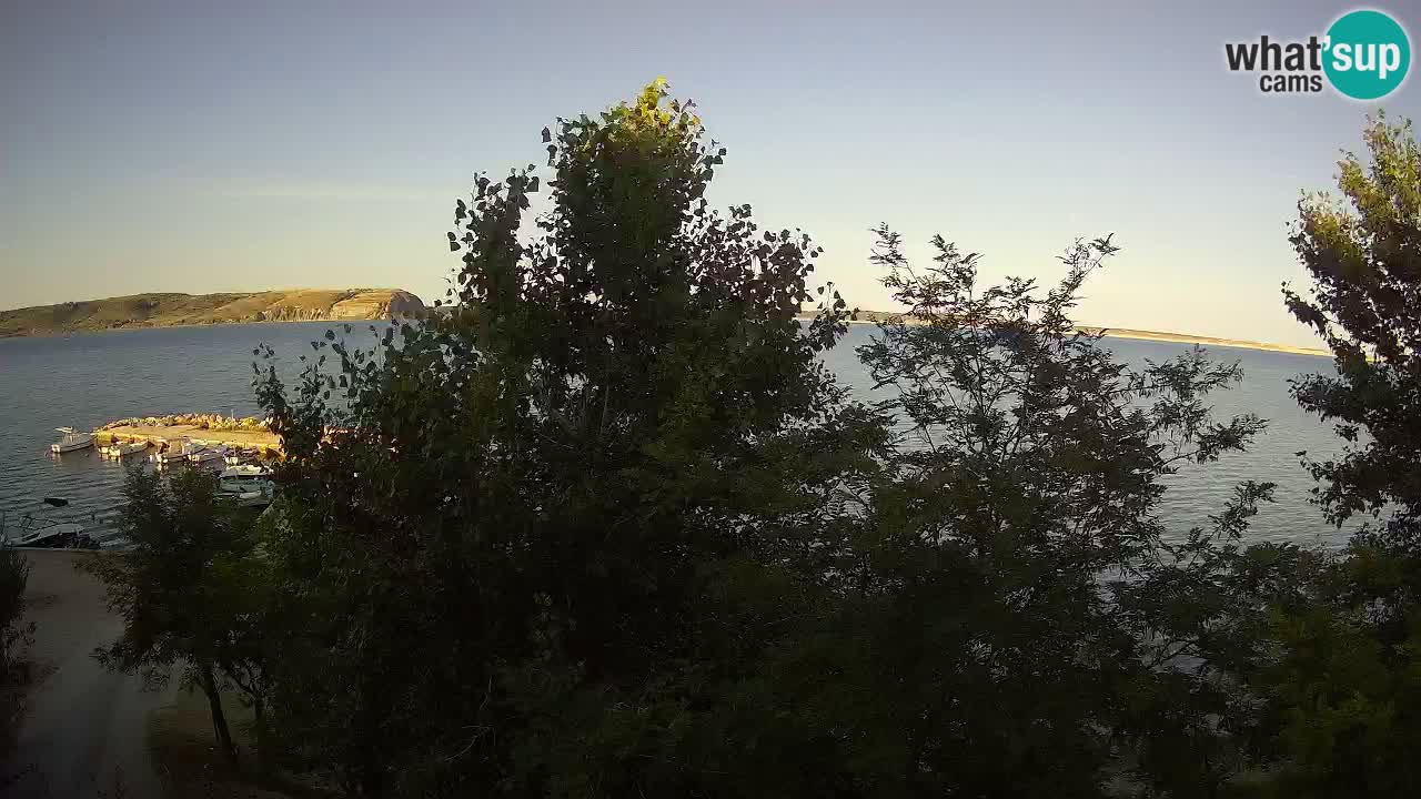 Camping Odmoree live cam Ražanac – Dalmatie