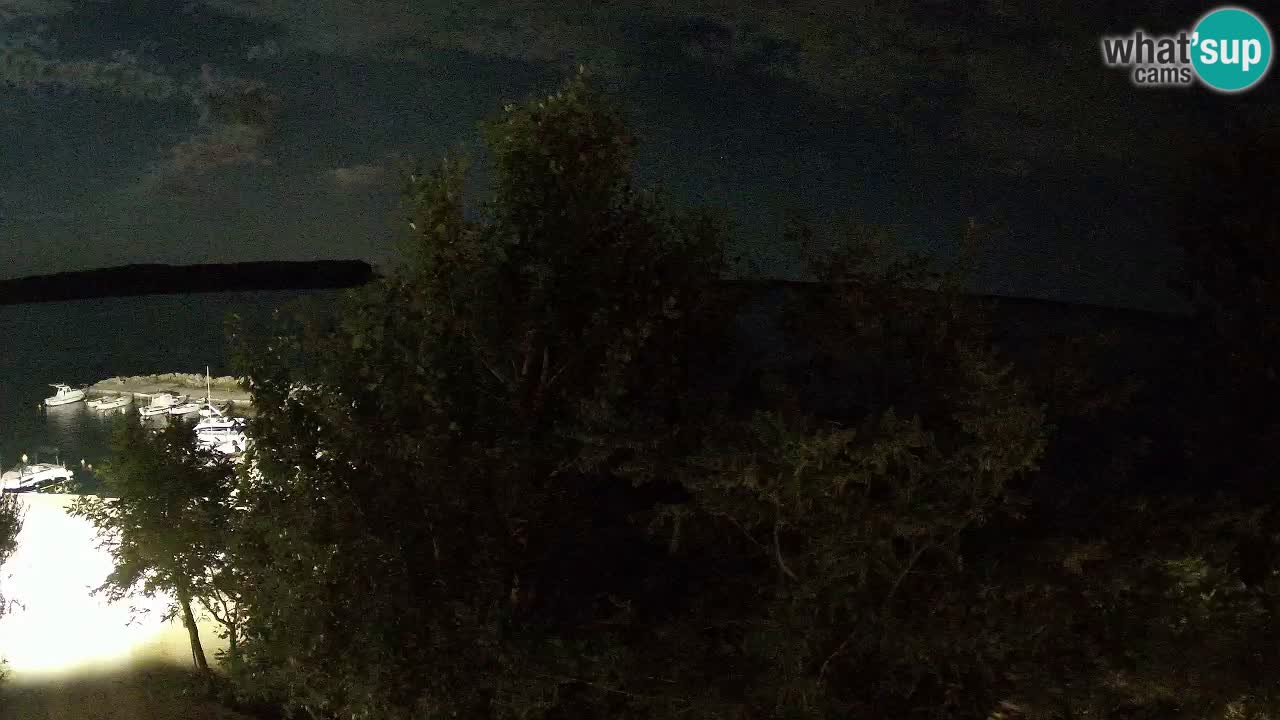 Camping Odmoree camera en vivo Ražanac – Dalmacia