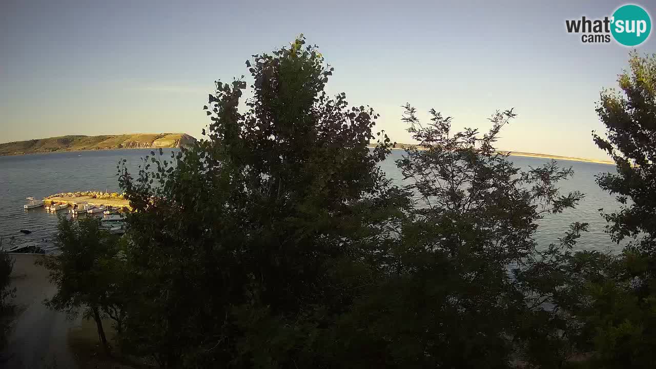 Camping Odmoree camera en vivo Ražanac – Dalmacia