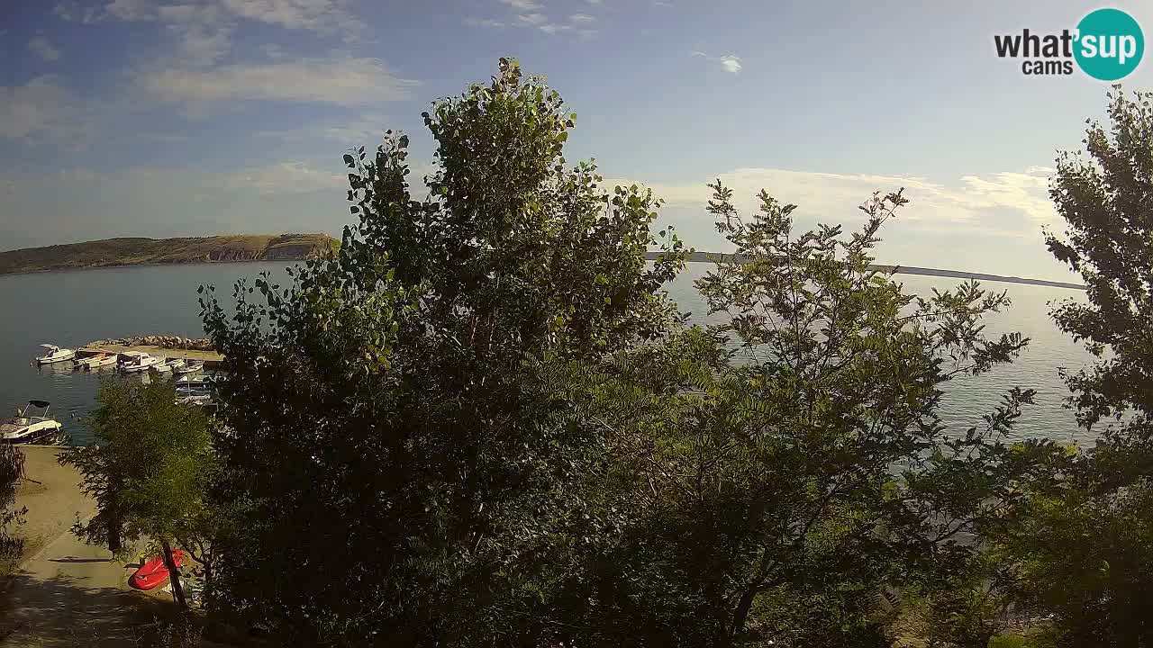 Camping Odmoree live webcam Ražanac – Dalmatien