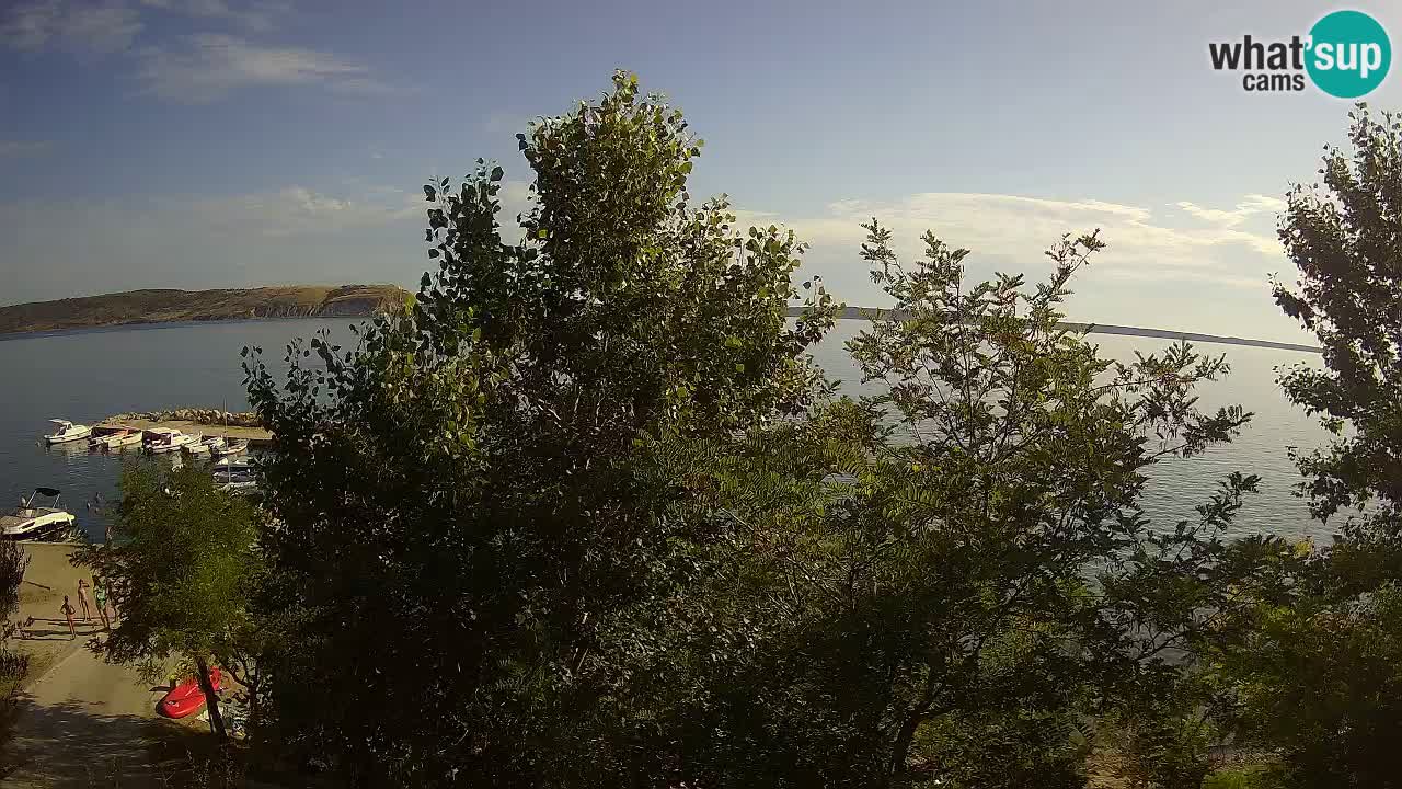 Camping Odmoree live cam Ražanac – Dalmatie