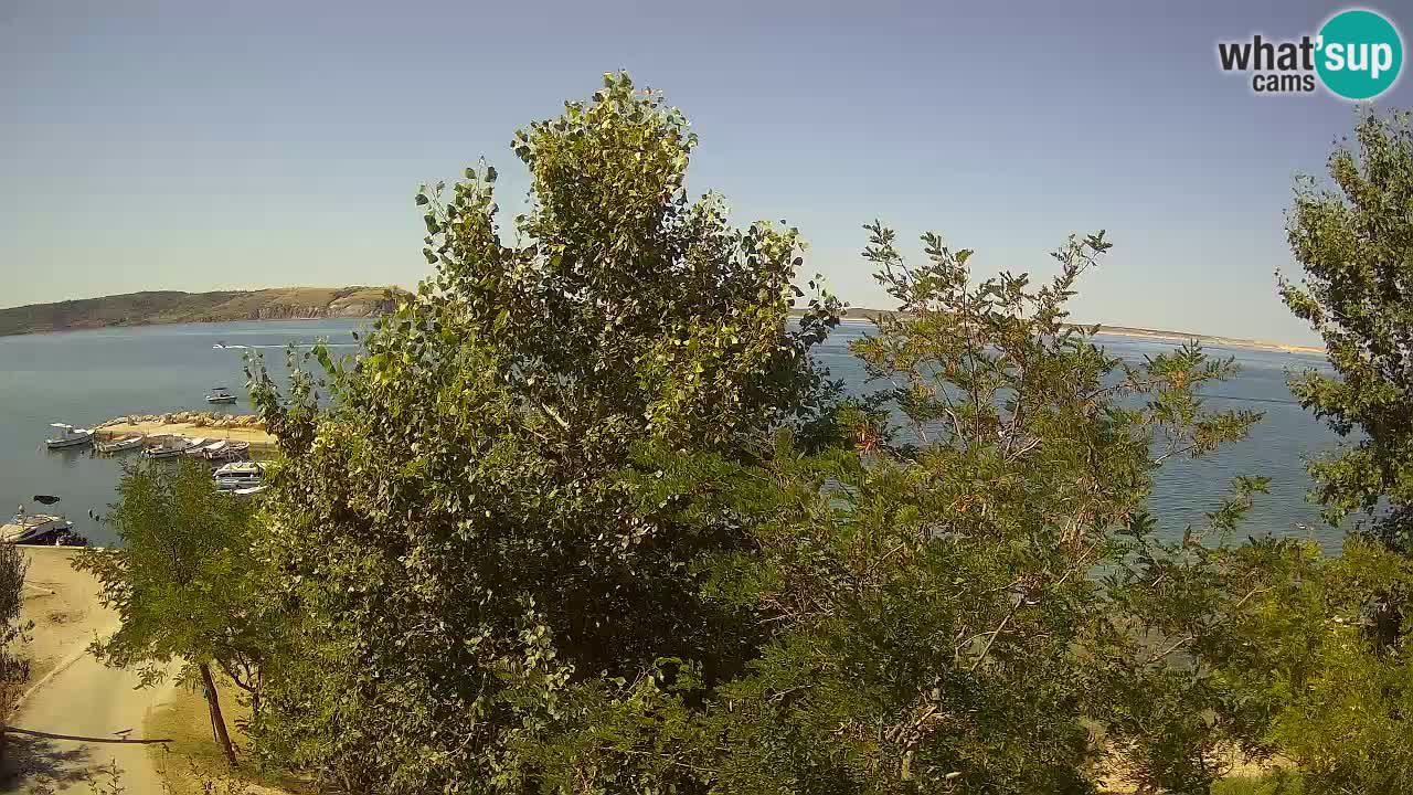 Camping Odmoree live cam Ražanac – Dalmatie
