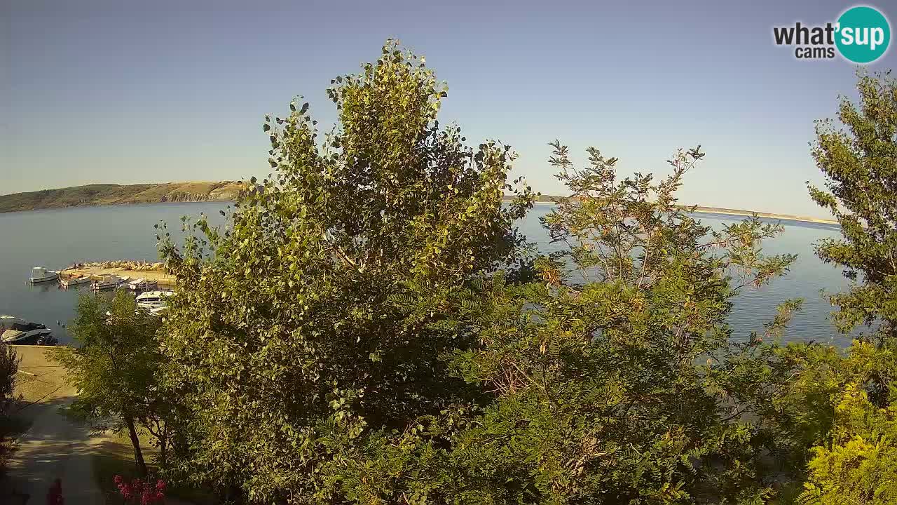 Camping Odmoree live webcam Ražanac – Dalmatien