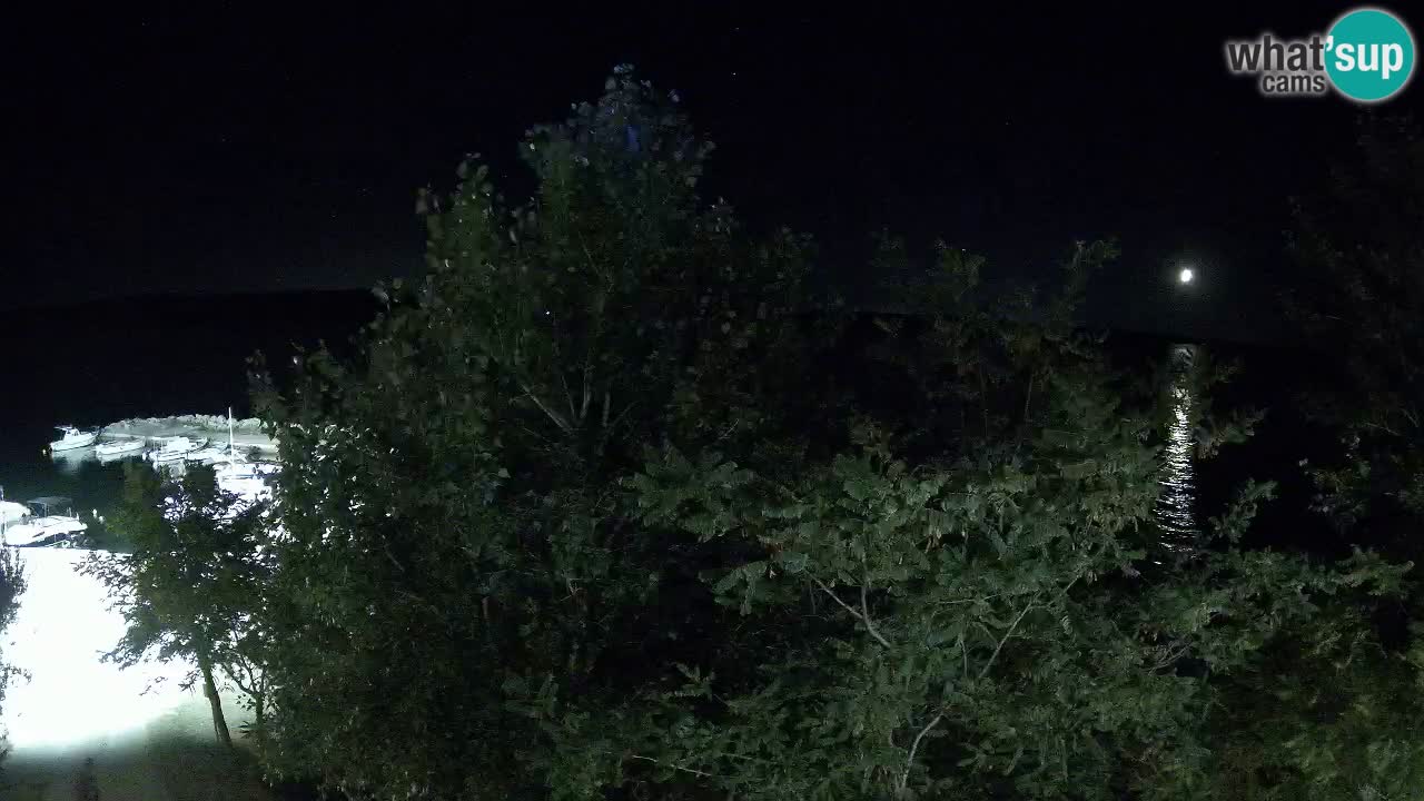 Camping Odmoree live webcam Ražanac – Dalmatien