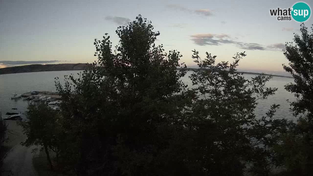 Camping Odmoree live webcam Ražanac – Dalmatien