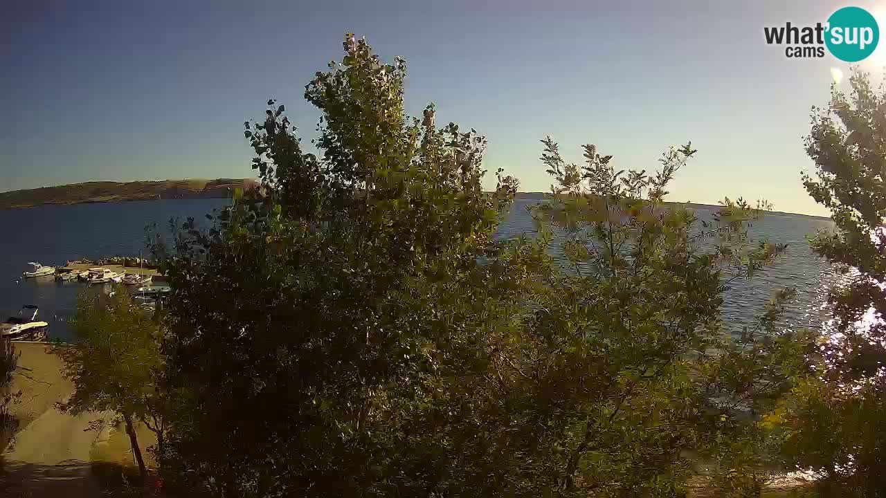 Camping Odmoree live webcam Ražanac – Dalmatien