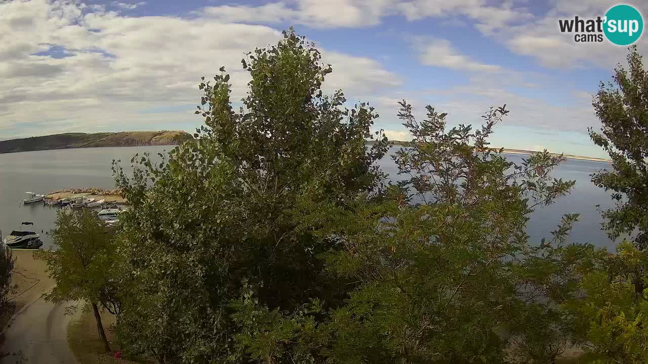 Camping Odmoree live webcam Ražanac – Dalmatien