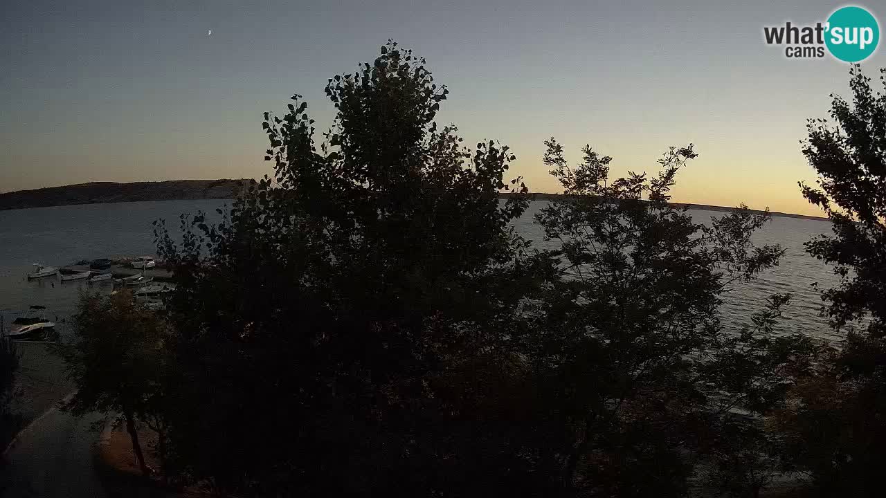Camping Odmoree live webcam Ražanac – Dalmatien