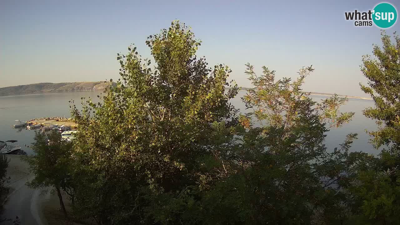 Camping Odmoree live cam Ražanac – Dalmatie