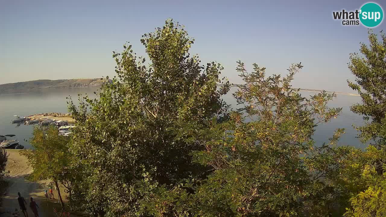 Camping Odmoree live cam Ražanac – Dalmatie