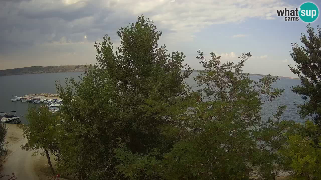 Camping Odmoree camera en vivo Ražanac – Dalmacia