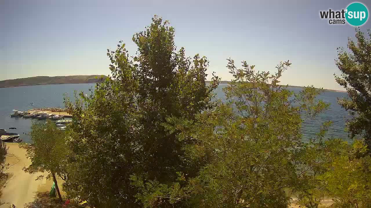 Camping Odmoree live webcam Ražanac – Dalmatien