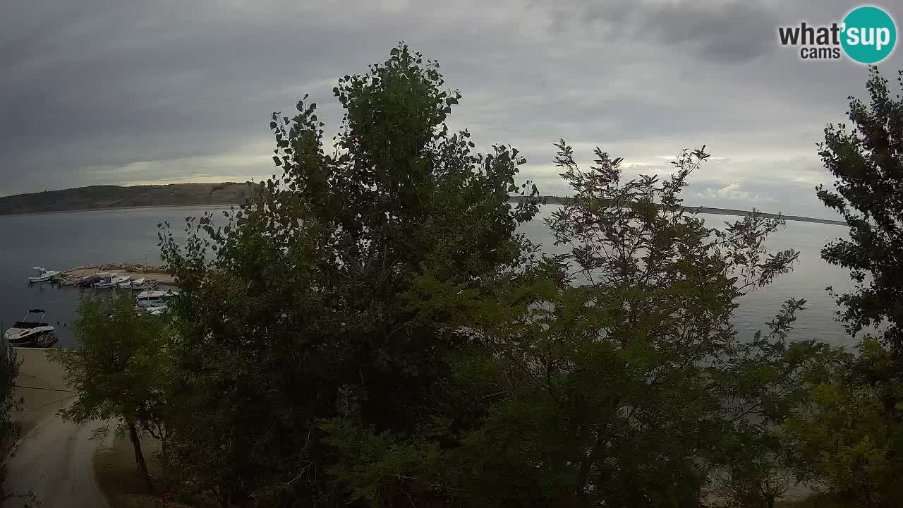 Camping Odmoree live cam Ražanac – Dalmatie