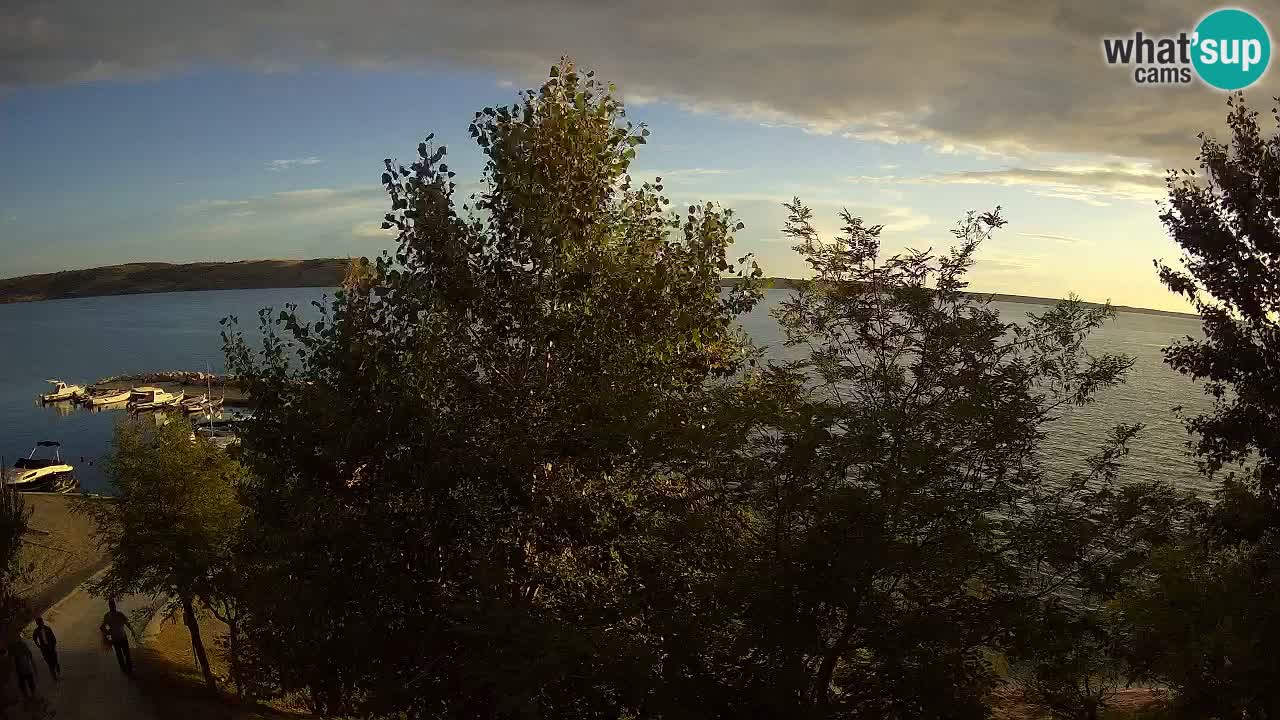 Camping Odmoree live cam Ražanac – Dalmatie