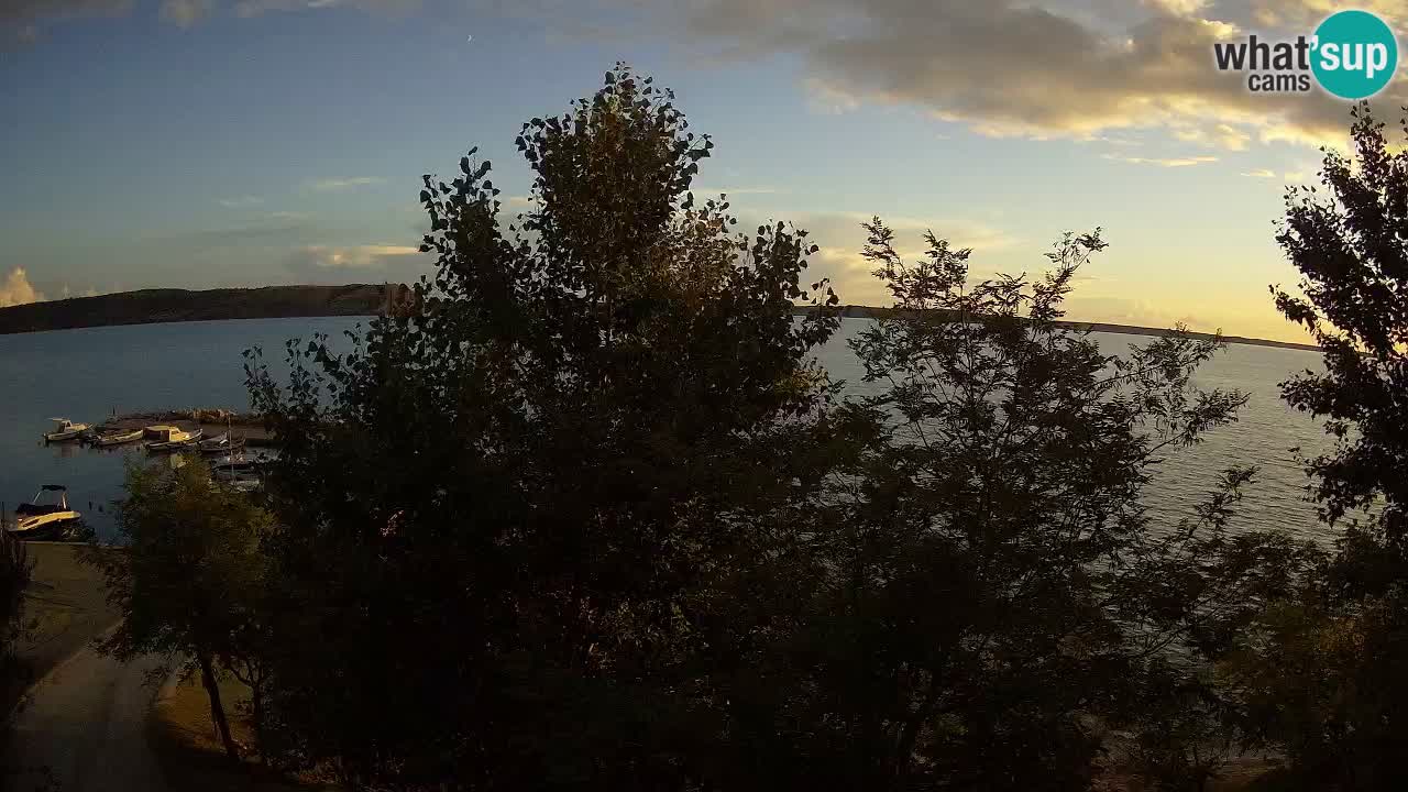 Camping Odmoree live webcam Ražanac – Dalmatien