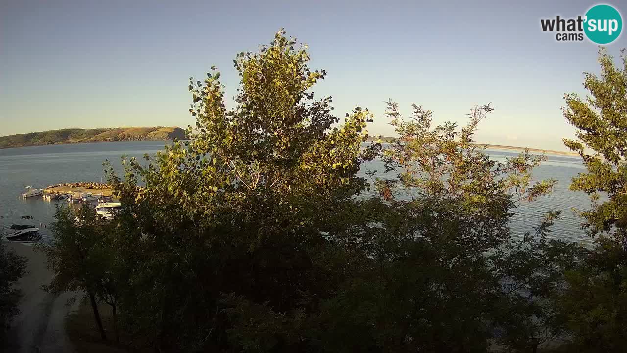 Camping Odmoree webcam Ražanac – Dalmatia