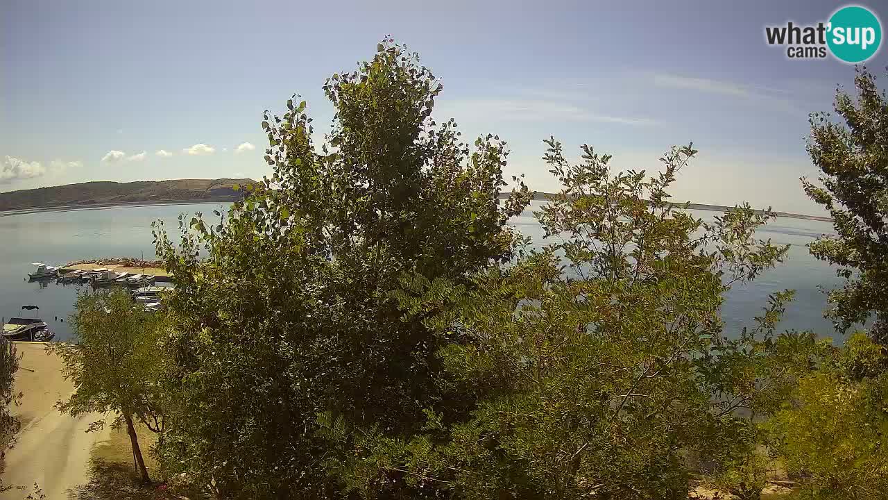 Camping Odmoree live webcam Ražanac – Dalmatien