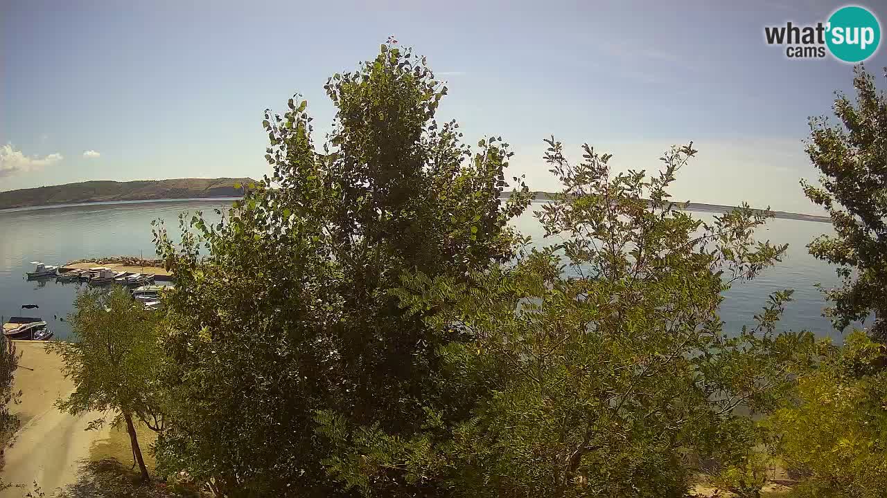 Camping Odmoree live webcam Ražanac – Dalmatien