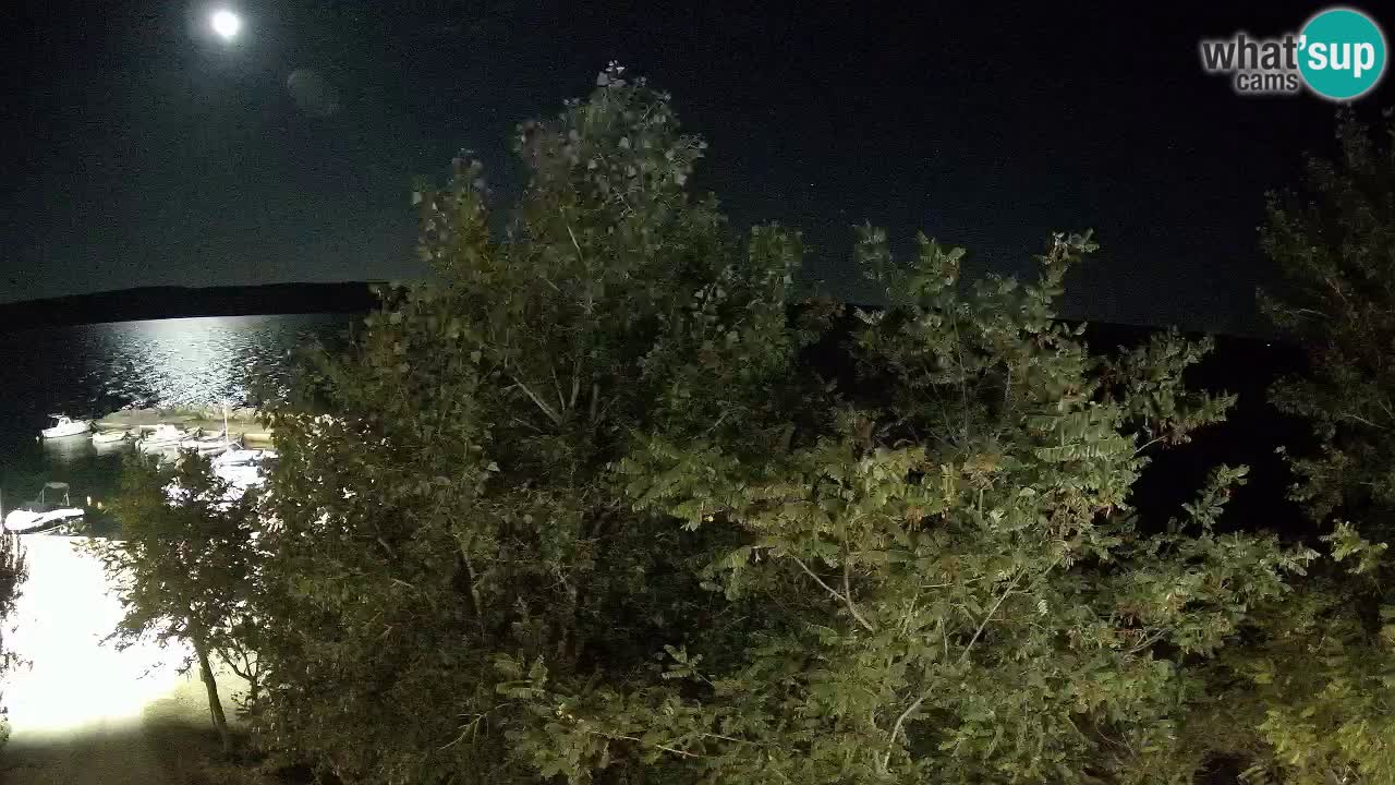 Camping Odmoree live webcam Ražanac – Dalmatien